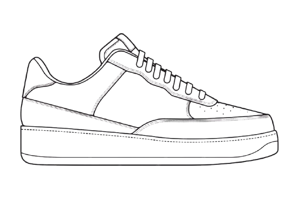 umriss coole turnschuhe schuhe sneaker umrisszeichnung vektor turnschuhe in einem skizzenstil gezeichnet 681139 389 removebg preview